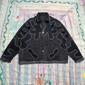 Custom Upcycled Patchwork Denim Jacket / One of one jacket